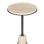 Other tables - SORRENTO MARBLE SIDE TABLE - GIOBAGNARA