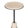 Autres tables  - SORRENTO TABLE D'APPOINT EN MARBRE - GIOBAGNARA