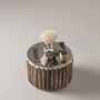 Decorative objects - Cylindrical cigar set with V cutter - LORENZI MILANO