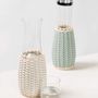 Design objects - DIJON LEATHER & RATTAN CARAFE - PIGMENT FRANCE BY GIOBAGNARA