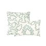 Fabric cushions - GUNJAN Embroidered Cushion Cover - NO-MAD 97% INDIA