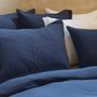 Bed linens - Midnight Blue Cotton Gauze Duvet Cover - MAISON D'ÉTÉ