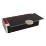 Caskets and boxes - Small rectangular bento box, black and red - MYGLASSSTUDIO
