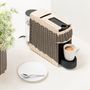 Hotel bedrooms - ESSENZA LEATHER & RATTAN COFFEE MACHINE - PIGMENT FRANCE BY GIOBAGNARA