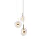 Hanging lights - Golden Disc suspension lamp - INSPIRATION
