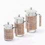 Kitchen utensils - RENNES LEATHER & RATTAN CARAFES - PIGMENT FRANCE BY GIOBAGNARA