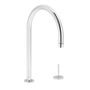 Kitchen taps - Plug | 2-hole single-lever kitchen mixer, swivel spout and pull-out perlator - RVB