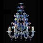 Hanging lights - Floral Murano Glass Rezzonico Chandelier  - SEGUSO GIANNI