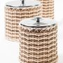 Hotel bedrooms - MENTON LEATHER & RATTAN BOTTLE COOLERS & ICE BUCKETS - PIGMENT FRANCE BY GIOBAGNARA