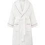 Bath towels - Shawl Collar Terry Bathrobe with Piping - 100% Organic Cotton - MYDO.WORLD