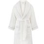 Bath towels - Shawl Collar Terry Bathrobe with Piping - 100% Organic Cotton - MYDO.WORLD