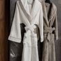 Bath towels - Shawl Collar Terry Bathrobe with Piping - 100% Organic Cotton - MYDO.WORLD
