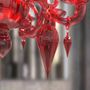 Suspensions - CANOVA Murano Glass Chandelier  - PIUMATI MURANO GLASS LIGHTING