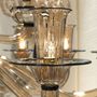 Hanging lights - CELLINI Oval Murano Glass Chandelier - PIUMATI MURANO GLASS LIGHTING