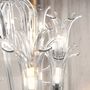 Hanging lights - MICHELANGELO Murano Glass Chandelier - PIUMATI MURANO GLASS LIGHTING
