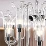 Hanging lights - MICHELANGELO Murano Glass Chandelier - PIUMATI MURANO GLASS LIGHTING