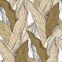Autres décorations murales - Papier peint Leaf Terre d'Ombre  - PAPERMINT
