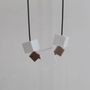 Jewelry - Cubes - Contemporary White Concrete Collar - CHAPITRE MAISON