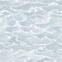 Other wall decoration - Wallpaper Waves Gris Argent - PAPERMINT