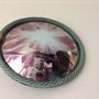 Design objects - ORFEO ROUND WALL MIRROR by Cristina Celestino - ANTIQUE MIRROR