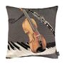 Coussins textile - La musique. - ART DE LYS