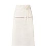 Aprons - Apron with piping and borders with double pocket - 100% Organic - MYDO.WORLD