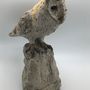 Sculptures, statuettes et miniatures - HIBOU MOYEN DUC - NICOLE DORAY S