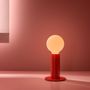Table lamps - SOL Lamp Poppy Red Opaque - EDGAR