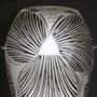 Objets design - Applique murale Cristal Taillé - Shell Black Enamel - CRISTAL BENITO