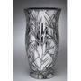 Vases - Cut Crystal Vase - Silver Tree of Life - CRISTAL BENITO