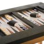 Objets de décoration - Table de backgammon I Cuir façon Alligator - HECTOR SAXE PARIS DEPUIS 1978