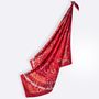 Foulards et écharpes - FOULARD CARRE ATLAS 100% SOIE - PETRUSSE PARIS