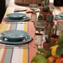 Linge de table textile - Nappe enduite Osses Ambre multicolore (plusieurs tailles disponibles) - LA MAISON JEAN-VIER