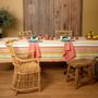 Table linen - Coated tablecloth Osses Amber multicoloured (several sizes available) - LA MAISON JEAN-VIER