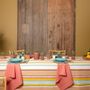 Table linen - Coated tablecloth Osses Amber multicoloured (several sizes available) - LA MAISON JEAN-VIER