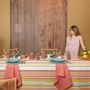 Linge de table textile - Nappe enduite Osses Ambre multicolore (plusieurs tailles disponibles) - LA MAISON JEAN-VIER
