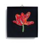 Jewelry - Tulip hand embroidered Brooche - HELLEN VAN BERKEL HEARTMADE PRINTS