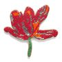 Bijoux - Broche tulipe brodée à la main - HELLEN VAN BERKEL HEARTMADE PRINTS