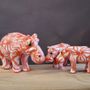 Decorative objects - RED WEB HIPPO CANDLE - KANDHELA