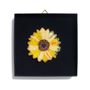 Gifts - Sunflower 2 hand embroidered beaded brooche - HELLEN VAN BERKEL HEARTMADE PRINTS