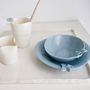 Tea and coffee accessories - CUPS AND SAUCER BLUE_CUP A THE SET 2 persons - MAISON GALA