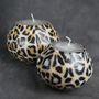 Decorative objects - BALL CANDLE SWAZIPOT LEOPARD - KANDHELA