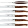 Gifts - Table knives, with precious wood handle - Olivewood, Juniper, Ebony or Thuya - FORGE DE LAGUIOLE