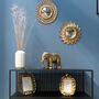 Decorative objects - GOLDEN ELEPHANT STATUE 28X11X20CM - EMDE