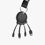 Travel accessories - USB Cable - Octopus Booster Black - XOOPAR