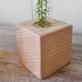 Decorative objects - Sequoia plantaphore — French chestnut wood base - INPLANTA