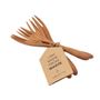Decorative objects - Cutlery from Reclaimed Teak Root - ORIGINALHOME 100% ECO DESIGN