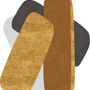 Decorative objects - Composition XXII Modern Brown Wool Silk Rug - TAPIS ROUGE