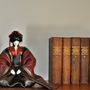 Unique pieces - Geisha Leather Sculpture - ANNIE DELEMARLE SCULPTURE CUIR