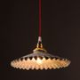 Unique pieces - Lighting: single piece pendant lamp made of papier-mâché - model “PAULINE” - MARIE TALALAEFF